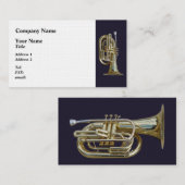 Golden Brass Euphonium 名刺 (正面/裏面)