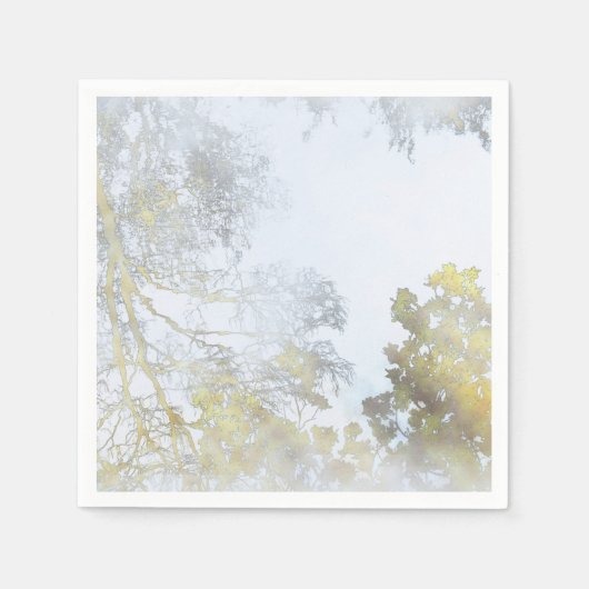 Golden Broadleaf Glow スタンダードカクテルナプキン (正面)