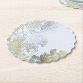 Golden Broadleaf Glow ペーパーコースター (アングル)