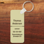 Golden Brown Color Combination キーホルダー (裏面)