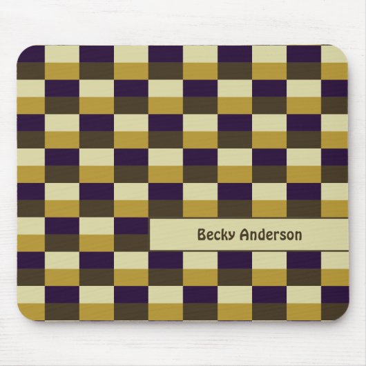 Golden Brown Color Combination マウスパッド (正面)