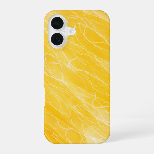 Golden Brushstrokes Phone Case iPhone 16ケース (裏面)