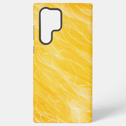 Golden Brushstrokes Phone Case Samsung Galaxyケース (裏面)