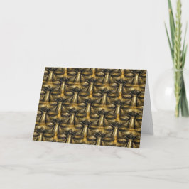 Golden Buddha Eyes Greeting Card カード