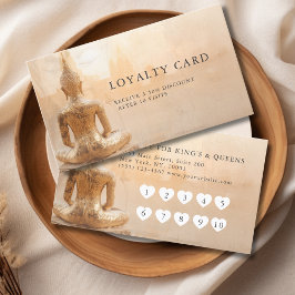 Golden Buddha Heart Salon  10 Visit Loyalty Card ロイヤリティカード