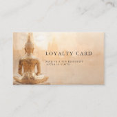 Golden Buddha Heart Salon  10 Visit Loyalty Card ロイヤリティカード (正面)
