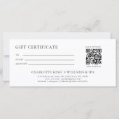 Golden Buddha –  Salon QR Code Gift Certificate (正面)