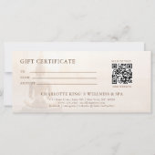Golden Buddha – Salon QR Code Gift Certificate (正面)
