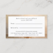 Golden Buddha – Yoga Reiki Salon  紹介カード (裏面)