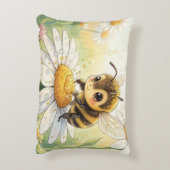 Golden Bumblebee in Bloom Dance アクセントクッション (裏面(縦))