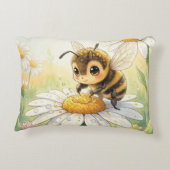 Golden Bumblebee in Bloom Dance アクセントクッション (裏面)