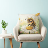 Golden Bumblebee in Bloom Dance クッション (椅子)