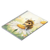 Golden Bumblebee in Bloom Dance ノートブック (左側)