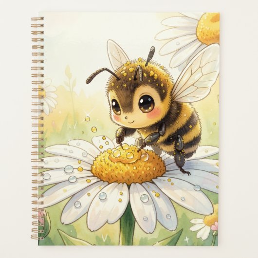 Golden Bumblebee in Bloom Dance プランナー手帳 (正面)