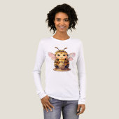 Golden Bumblebee in Bloom Dance.10 トライブレンドＴシャツ (正面全体)