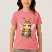 Golden Bumblebee in Bloom Dance.10 トライブレンドＴシャツ (正面)