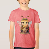 Golden Bumblebee in Bloom Dance.10 トライブレンドＴシャツ (正面)