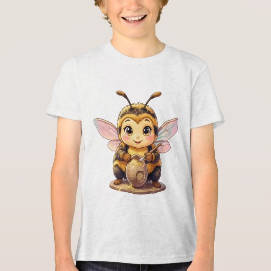 Golden Bumblebee in Bloom Dance.10 トライブレンドＴシャツ (正面)