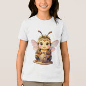 Golden Bumblebee in Bloom Dance.10 トライブレンドＴシャツ (正面)