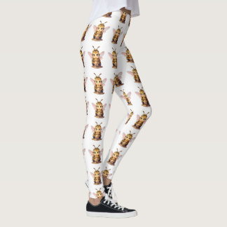 Golden Bumblebee in Bloom Dance.10 レギンス