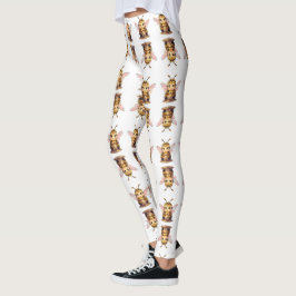Golden Bumblebee in Bloom Dance.10 レギンス