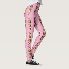 Golden Bumblebee in Bloom Dance.10 レギンス