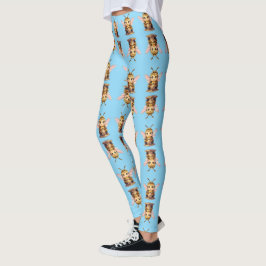 Golden Bumblebee in Bloom Dance.10 レギンス