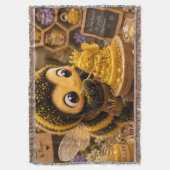 Golden Bumblebee in Bloom Dance.11 スローブランケット (正面縦)