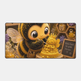 Golden Bumblebee in Bloom Dance.11 デスクマット