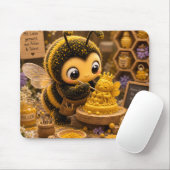 Golden Bumblebee in Bloom Dance.11 マウスパッド (マウス)