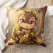 Golden Bumblebee in Bloom Dance.12 クッション (ブランケット)