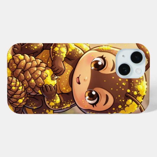 Golden Bumblebee in Bloom Dance.12 Case-Mate iPhoneケース (裏面 (横))