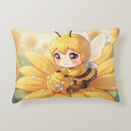 Golden Bumblebee in Bloom Dance.1 アクセントクッション