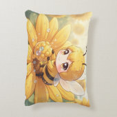 Golden Bumblebee in Bloom Dance.1 アクセントクッション (裏面(縦))