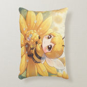 Golden Bumblebee in Bloom Dance.1 アクセントクッション (正面(垂直))