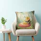 Golden Bumblebee in Bloom Dance.2 クッション (椅子)