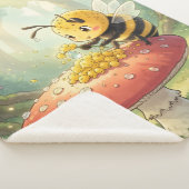 Golden Bumblebee in Bloom Dance.2 シェルパブランケット (3/4)