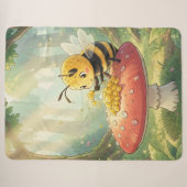 Golden Bumblebee in Bloom Dance.2 シェルパブランケット (正面(横))
