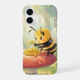 Golden Bumblebee in Bloom Dance.2 iPhone 16ケース