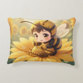 Golden Bumblebee in Bloom Dance.3 アクセントクッション (裏面)