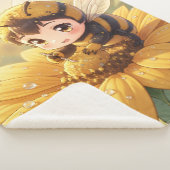 Golden Bumblebee in Bloom Dance.3 シェルパブランケット (3/4)