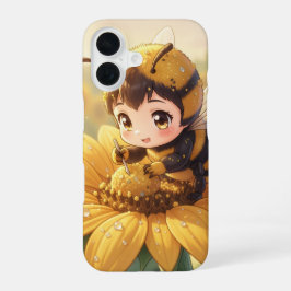 Golden Bumblebee in Bloom Dance.3 iPhone 16ケース