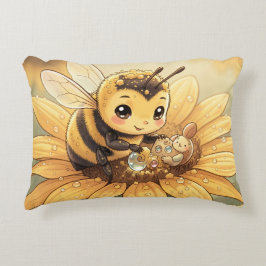 Golden Bumblebee in Bloom Dance.4 アクセントクッション