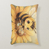 Golden Bumblebee in Bloom Dance.4 アクセントクッション (正面(垂直))