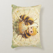 Golden Bumblebee in Bloom Dance.5 アクセントクッション (正面(垂直))