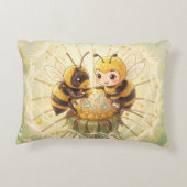 Golden Bumblebee in Bloom Dance.5 アクセントクッション (裏面)
