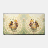 Golden Bumblebee in Bloom Dance.5 デスクマット (正面)