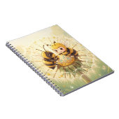 Golden Bumblebee in Bloom Dance.5 ノートブック (右側)