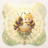 Golden Bumblebee in Bloom Dance.5 ペーパーコースター (正面)