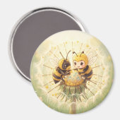 Golden Bumblebee in Bloom Dance.5 マグネット (正面/裏面)